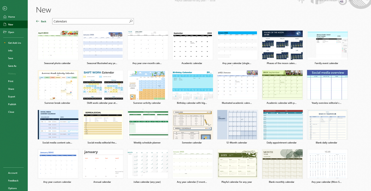 การสร้างปฏิทินด้วย Microsoft Excel_02